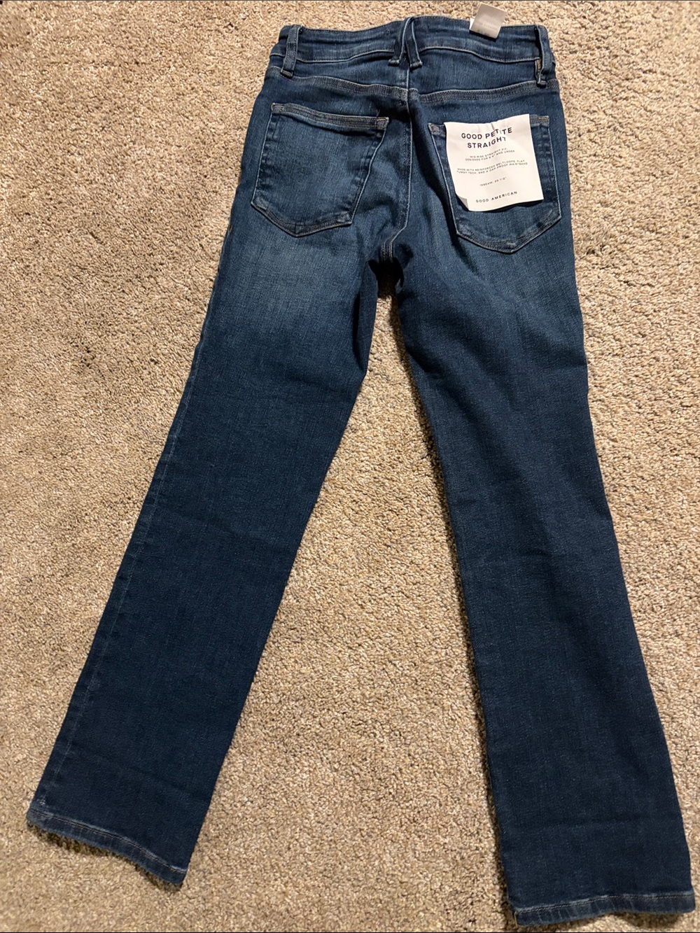 Good American ladies good petite straight leg Size 6 petite NWT